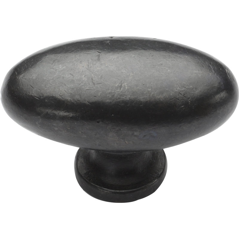 Oval (Egg) Cabinet Knob, 2, Dark Bronze