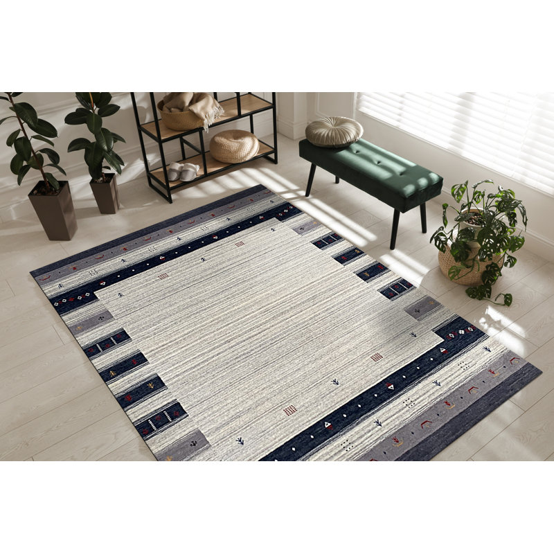 Tapis en laine multicolore Radiant Gabbeh