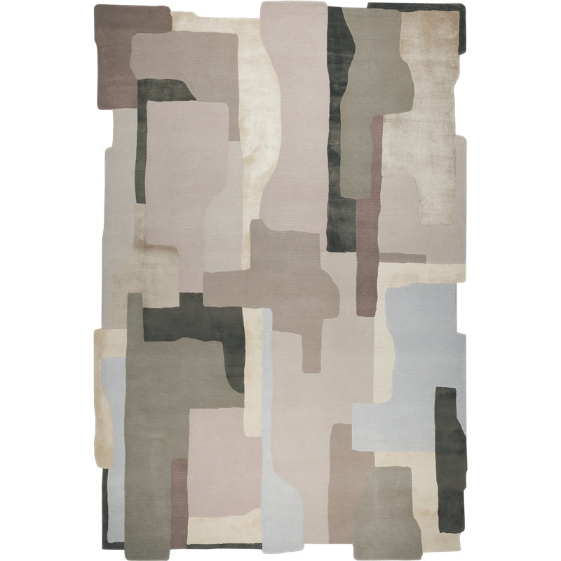 Della Mushroom Shaped Area Rug, Rectangle 12' x 18'