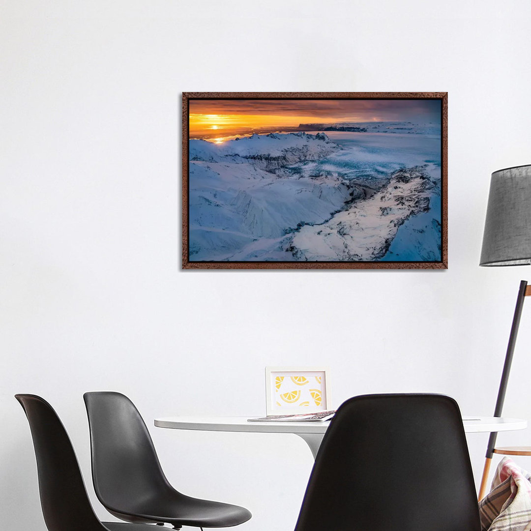 Glacial Landscapes, Vatnajokull Ice Cap, Vatnajokull National Park, Iceland. Unesco World Heritage Site. 1PC6