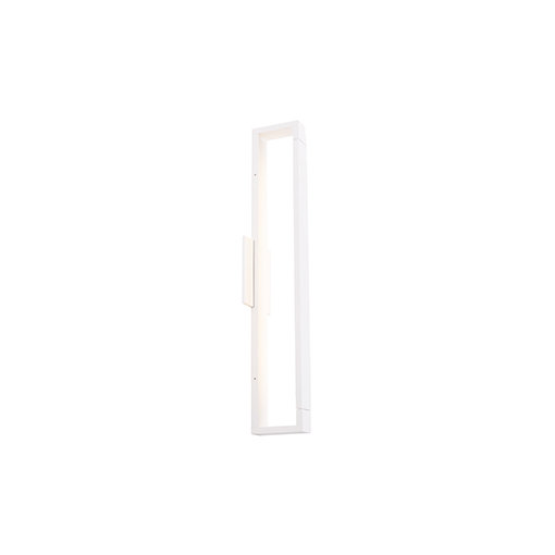 Swivel 1 - Light LED Flush Mounted Sconce, 23.625" H x 4.375" W x 4" D, White