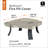Arlmont & Co. Perez 54 in. W x 54 in. D Fire Pit Cover-369276365