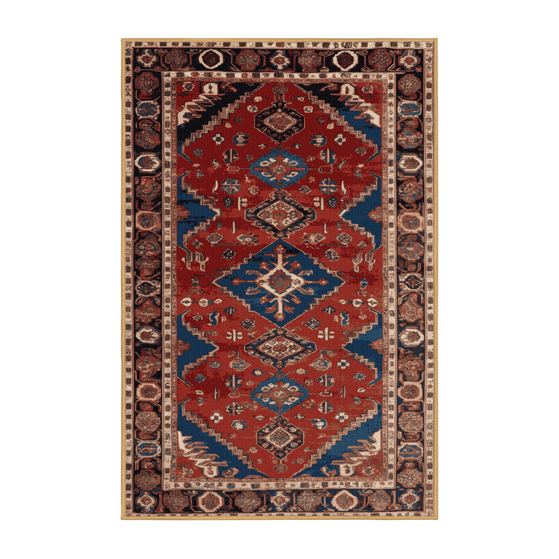 Tapis brun lavable à la machine, Rectangle 8 pi x 10 pi