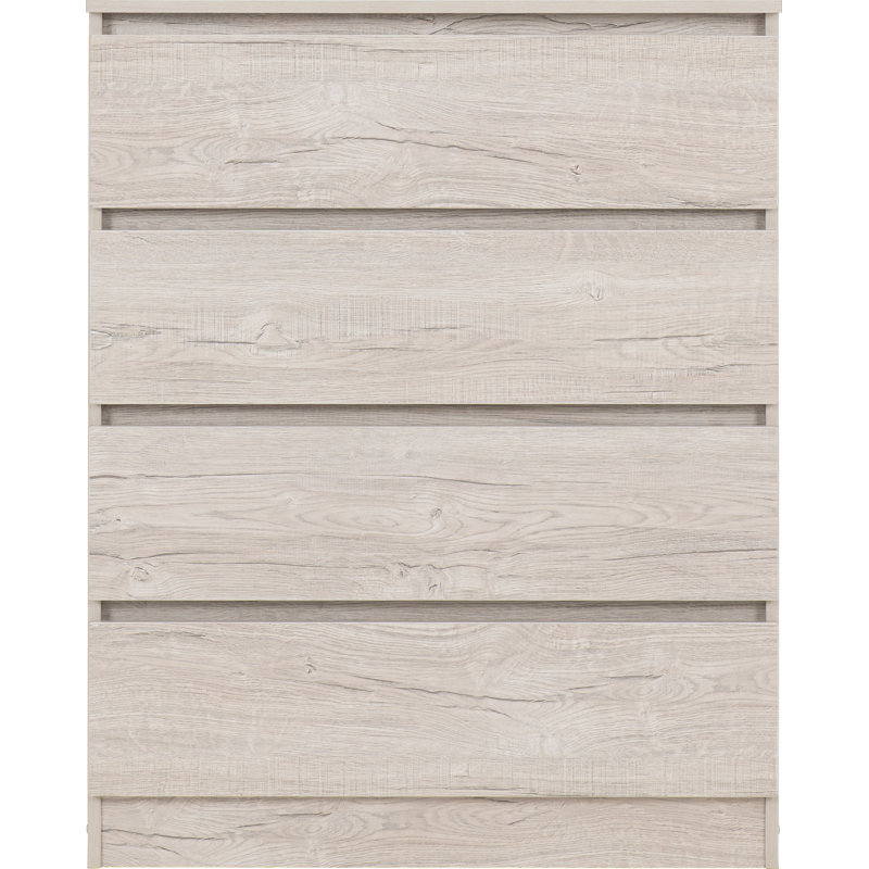 Braunstein 4 Drawer Chest Of Drawers, Urban Snow