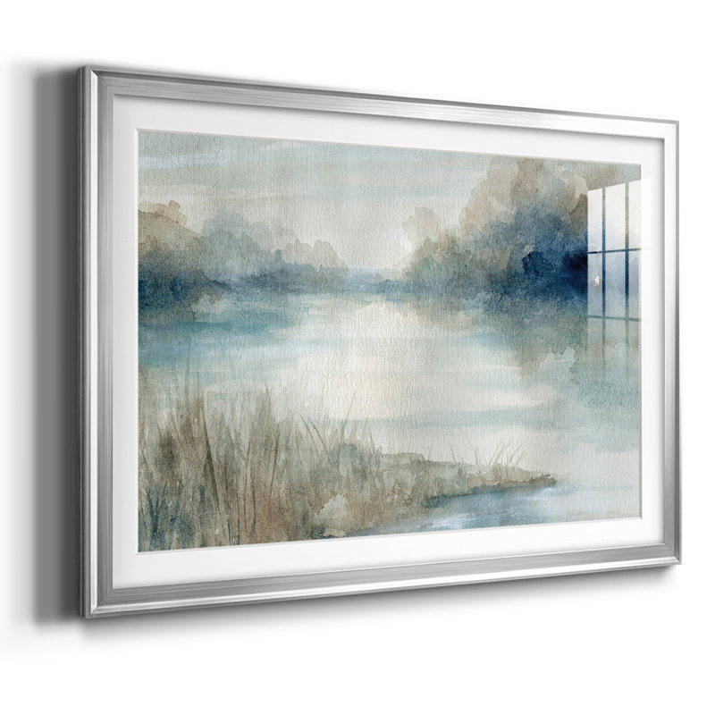 Still Still Waters, H 19 po x l 27 po x P 1,5 po, Argent