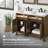 Tahoe 48 in. Almond Latte Double Sink Bathroom Vanity, Engineered Stone Top with Backsplash, Matte B-1056520985-1056520984-1056520987