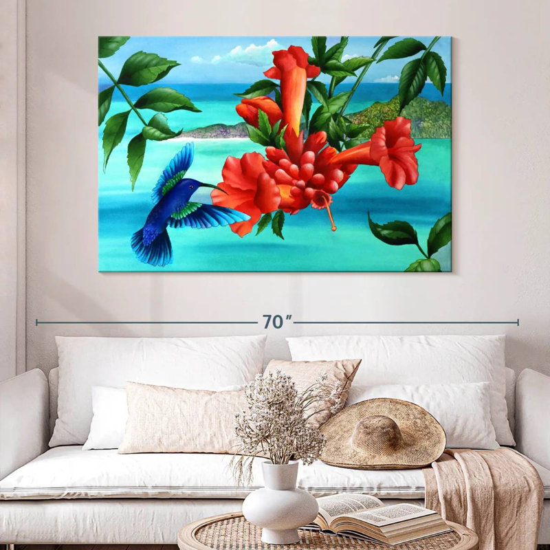 Exotic Afternoon Delight, 34" H x 51" W