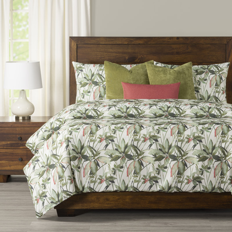 Desert Palm Duvet Cover & Insert Set, California King Duvet Cover + 2 King Shams