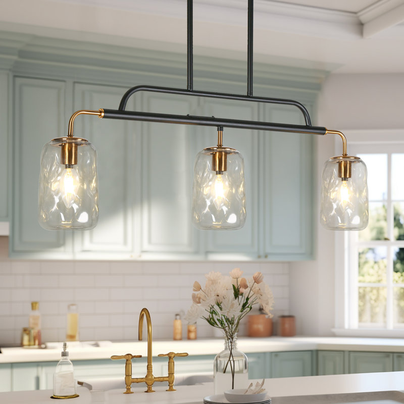 Luminaire suspendu 3 lumières Bergeson