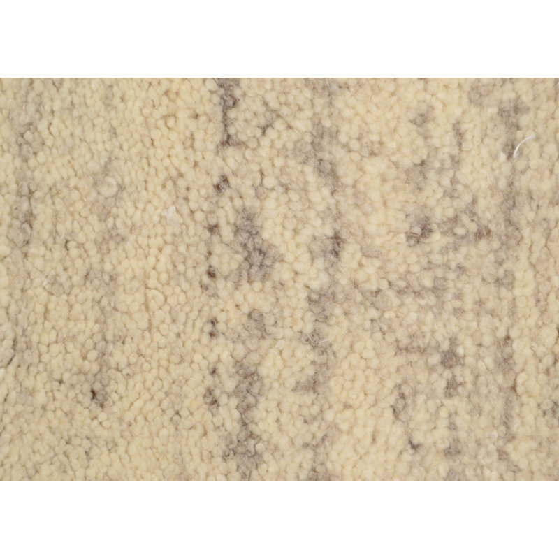 Solid Colour Wool Area Rug, 140 x 200cm