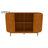 Alee 58'' Wide Mid-Century Modern Curved Design 4-Door Sideboard with Adjustable Shelves and Cable Management-919671074