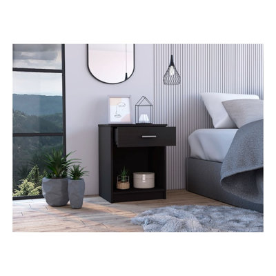 Phoenix Freestanding Multicolor Linen Cabinet with Four Open Shelves
