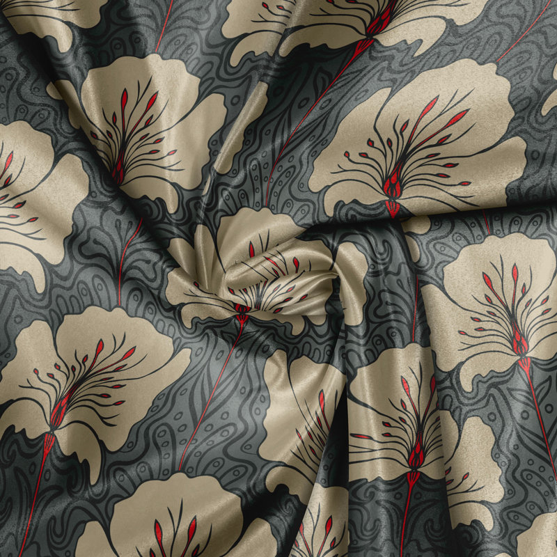 Polyester Standard Curtain Pair, 280cm W x 225cm L