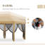 Tente avec auvent Pop Up Outsunny-128861925