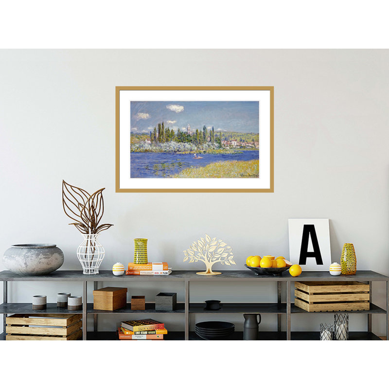 «Vetheuil» par Claude Monet, impression giclée sur cadre, H 27,83 po x l 41,5 po