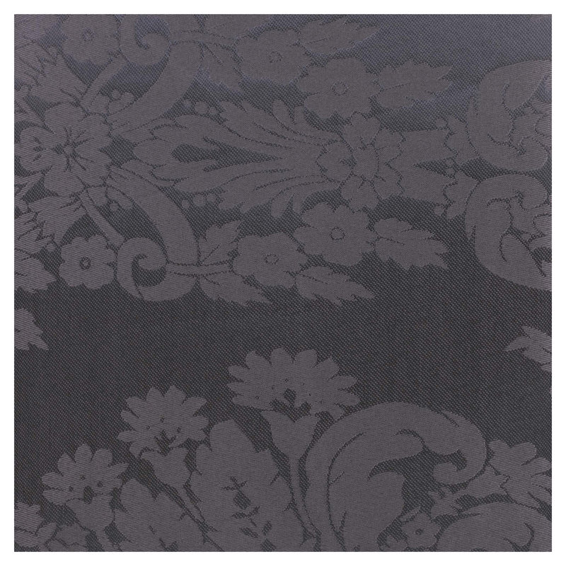 Damask Patterned Tablecloth, Grey, 150cm W x 220cm L