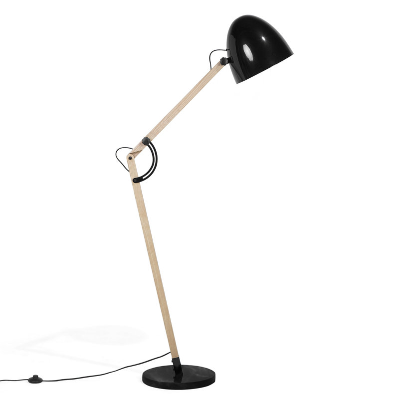 Tipton 175cm Task Floor Lamp, Black