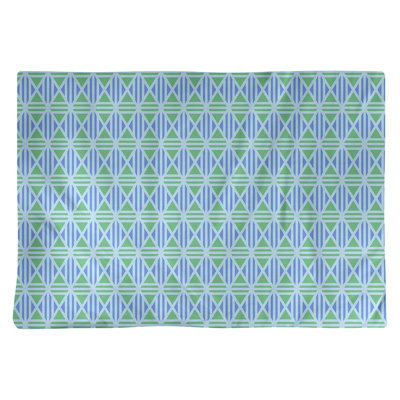 Napperon de 18 po à motif de losanges doublé classique