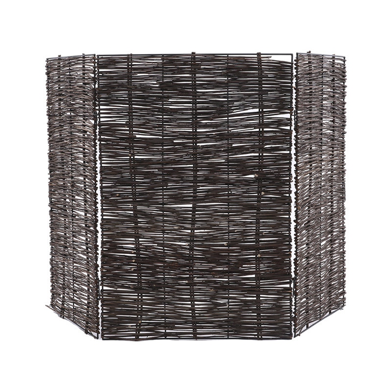 Caldonia 115 cm H x 209 cm W Wicker Fence Panels Fencing with 3 Panel(s) Included