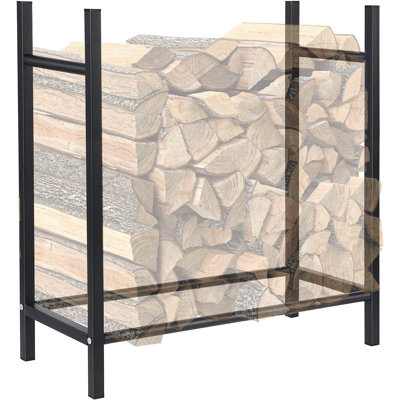 Koloman 23.7'' W Metal Log Rack