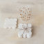 Ensemble de sous-verres en travertin Tuscan Elegance