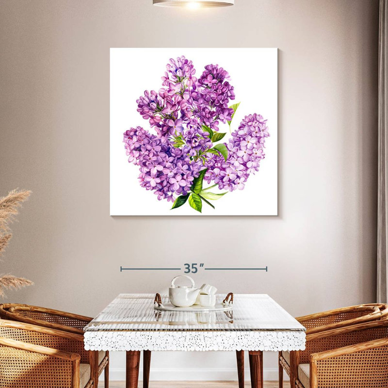 Lilac Cluster, 39" H x 39" W
