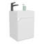 Meuble-lavabo flottant blanc Waconia-121074212