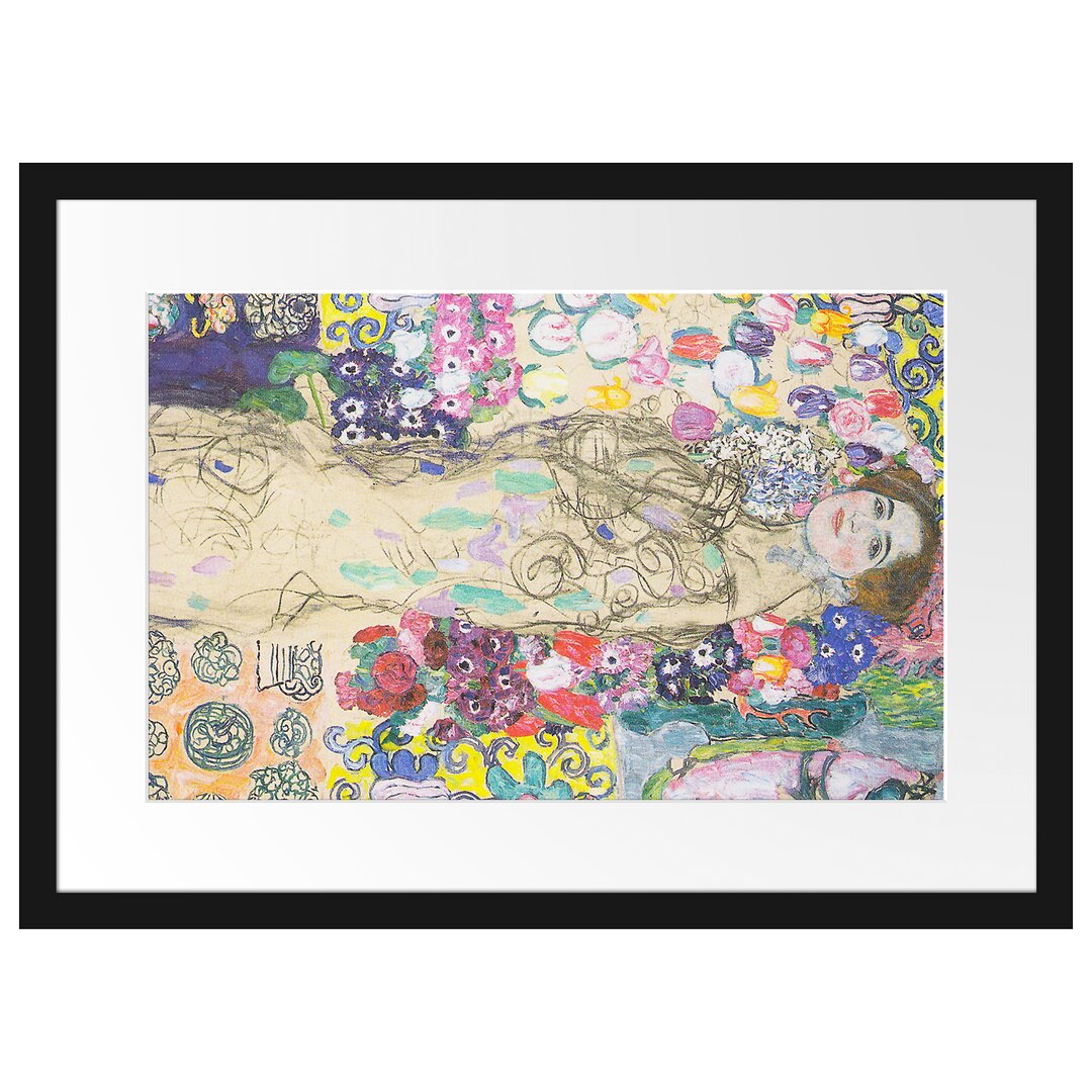 Gerahmter Kunstdruck Ria Munk III von Gustav Klimt