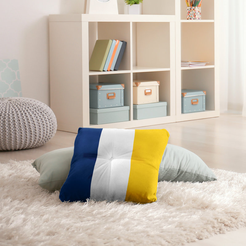  Coussin de sol touffeté, 30 po x 30 po, Blanc