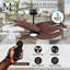 Alessandra Tropical - Five Blade Ceiling Fan - Matte White Finish - Matte White Blades-1004283734-1004283682