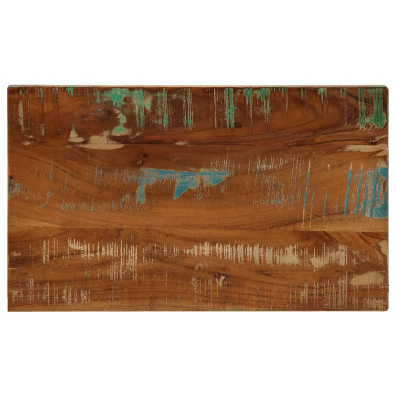 Vidaxl Table Top Rectangular Solid Wood Reclaimed, 3.8cm H x 60cm W x 20cm D
