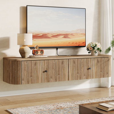 Meuble télé 55 po, console murale