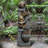 Parkin Indoor Outdoor Weather Resistant Cascade Fountain with Lights