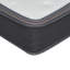 12 po Très grand matelas à ressorts ensachés en mousse viscoélastique gélifiée de taille très grand, blanc / gris - Conception multicouche pour plus de confort et de soutien, soulagement ciblé par ressorts, roulé dans une boîte facile à installer, format, mousse, plateau européen,
