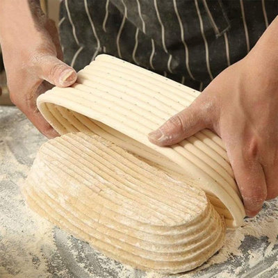 Bread Proofing Basket, Oval Sourdough Proofing Basket, Bread Baking Supplies For Making Baking Fermentation Food Storage Tools,21*15*8cm/8.3*5.9*3.15in