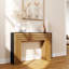 Console 47 po en bois moderne, table d'entrée, table de canapé - Design rustique et contemporain
