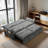 3-in-1 Convertible Modular Sofa Bed with USB Port & Side Storage, Grey Corduroy Multi-Functional Loveseat for Living Room-328045280
