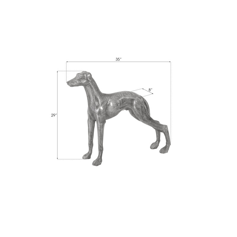Animals Posing Dog Statue