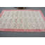 Tapis turcs, tapis rouge Oushak, grands tapis 5,2 x 8,5 pi, tapis géométriques, tapis en laine, tapis rétro