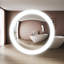 Iron Oval Mirror-889747491