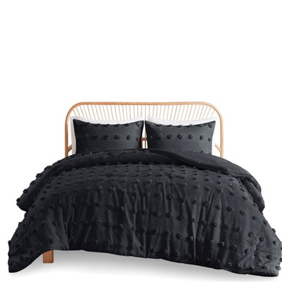 Black Comforter Full/Queen - , Details