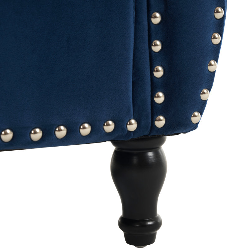 Velours pour maximiser l'espace de rangement confortable avec un compartiment spacieux,, Bleu marine antique