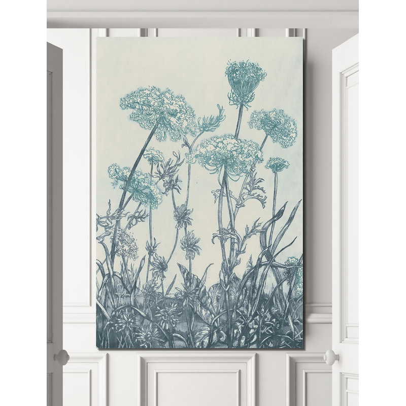 «Indigo Fields I», reproduction, H 18 po x l 12 po x 1,5 po, Toile tendue