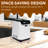 Whynter Icm-128Ws 1.28 Quart Compact Upright Automatic Ice Cream Maker With Stainless Steel Bowl- White-111438896