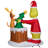 Animated Airblown-Grinch Pulling Tree from Chimney-LG Scene-Dr. Seuss