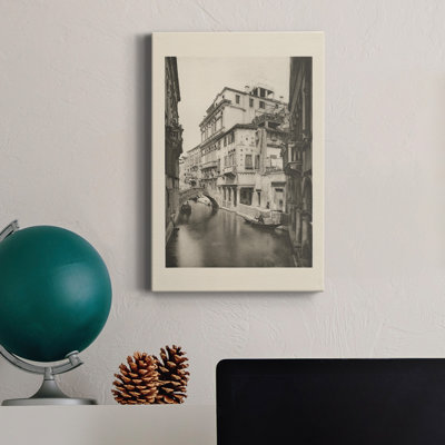 «Vintage Views of Venice VI», reproduction sur toile tendue