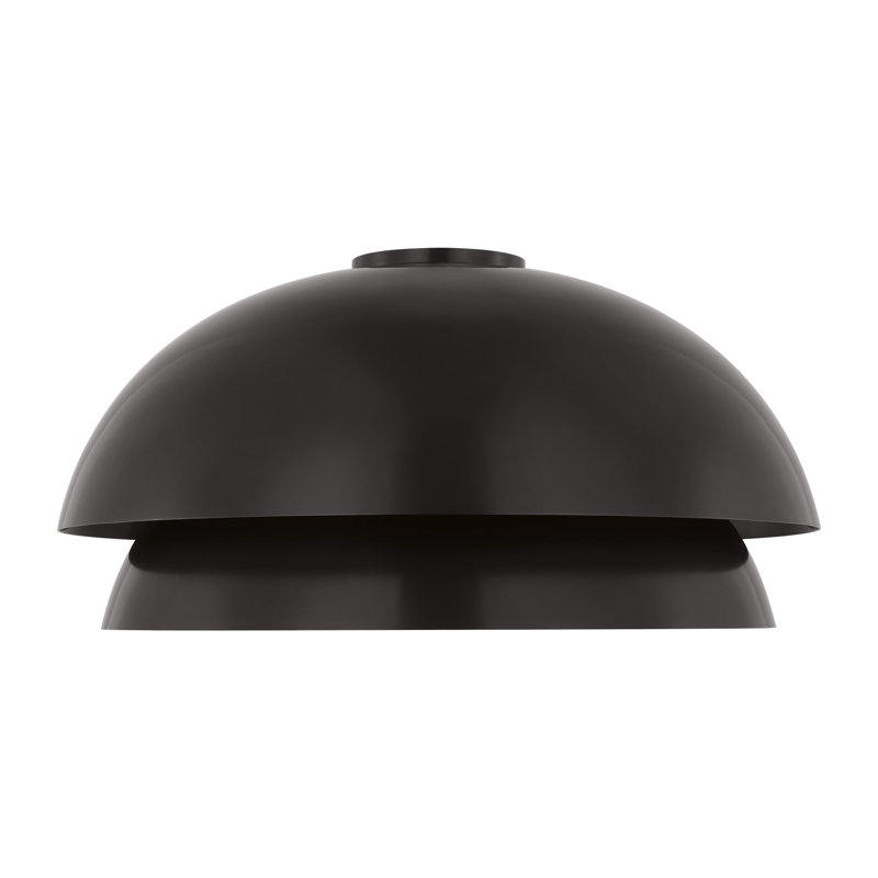 Shanti 1 - Light LED Flush Mount, Dark Bronze