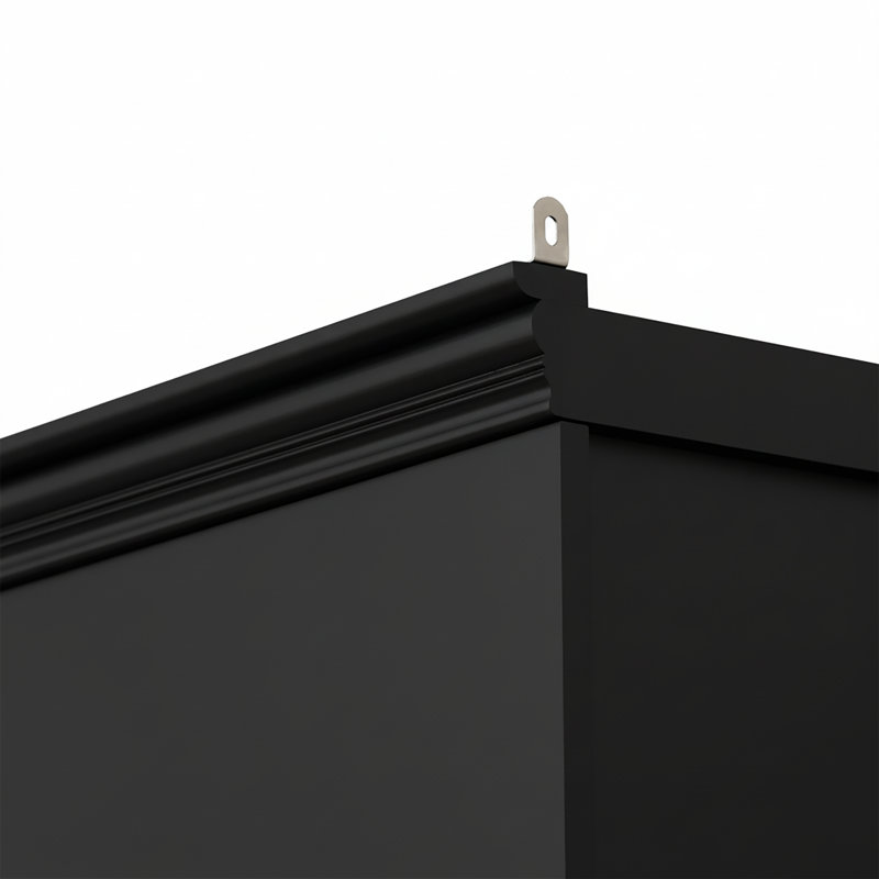 78.75'' Tall 3-Piece Retro Bookcase With 5-Color LED Lighting, Black
