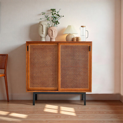 Japanese style small storage shoe cabinet