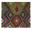 Tapis turc en laine fabriqué à la main multicolore 5,6 x 9,3 pi, tapis à tissage plat unique en son genre, revêtement de sol